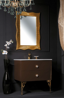 Тумба под раковину Armadi Art Neoart 100см шоколад 830-100-DB